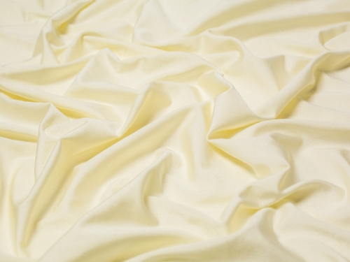 Minerva Core Range Glossy Activewear Lycra Four Way Stretch Knit Fabric Ivory
