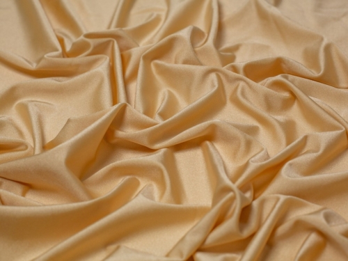 Minerva Core Range Glossy Activewear Lycra Four Way Stretch Knit Fabric Beige