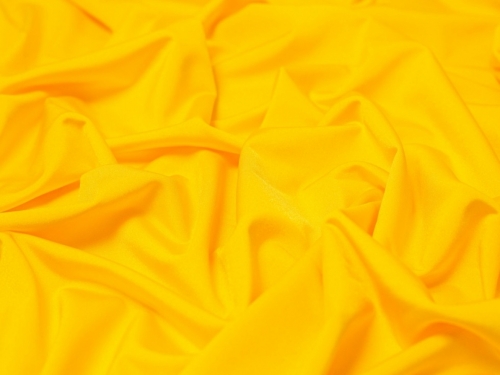 Minerva Core Range Glossy Activewear Lycra Four Way Stretch Knit Fabric Yellow