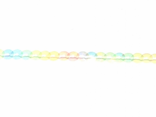 Essential Trimmings Strung Single Sequin Trim Clear Opalesque