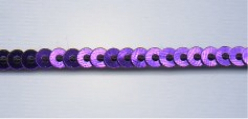 Essential Trimmings Strung Single Sequin Trim Purple