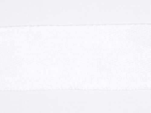 Essential Trimmings Herringbone Webbing Tape (Value Roll) White