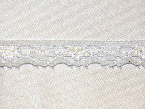 Essential Trimmings Flat Nylon Lace Trim (Value Roll) Ivory