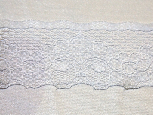 Essential Trimmings Nylon Lace Trim White