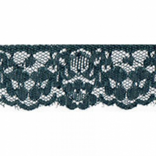 Essential Trimmings Nylon Lace Trim Petrol Blue