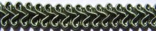 Essential Trimmings Gimped Braid Trim Green