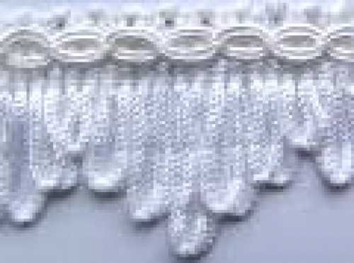 Essential Trimmings Fan Edge Braid Trim White