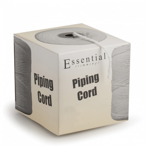 Essential Trimmings Cotton Piping Cord White
