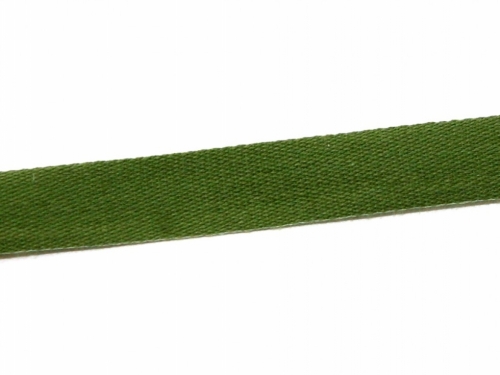 Essential Trimmings Premium Cotton Tape Olive Green