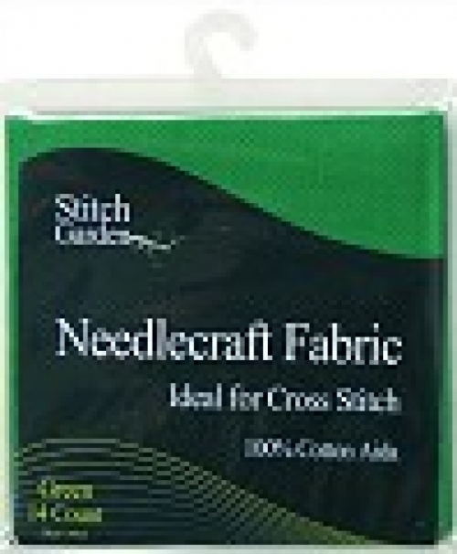 Stitch Garden Aida 14 HPI Cross Stitch Fabric (Value Pack) Green