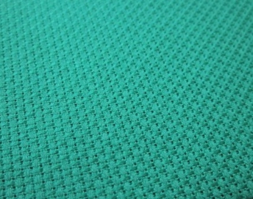 Stitch Garden Aida 14 HPI Cross Stitch Fabric Xmas Green