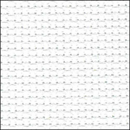 Stitch Garden Aida 18 HPI Cross Stitch Fabric White