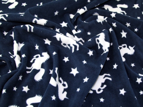 Polar Fleece Fabric Navy Blue