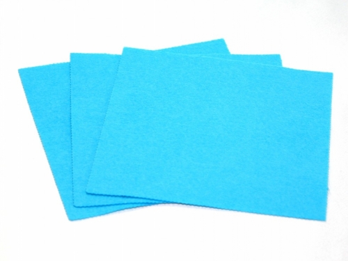 Minerva Core Range Self Adhesive 12inch Felt Fabric Sheets Kingfisher