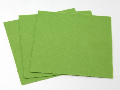 Minerva Core Range Self Adhesive 12inch Felt Fabric Sheets Spring Green