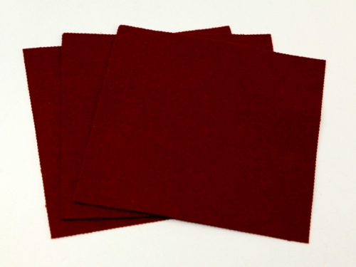 Minerva Core Range Self Adhesive 12inch Felt Fabric Sheets Wine