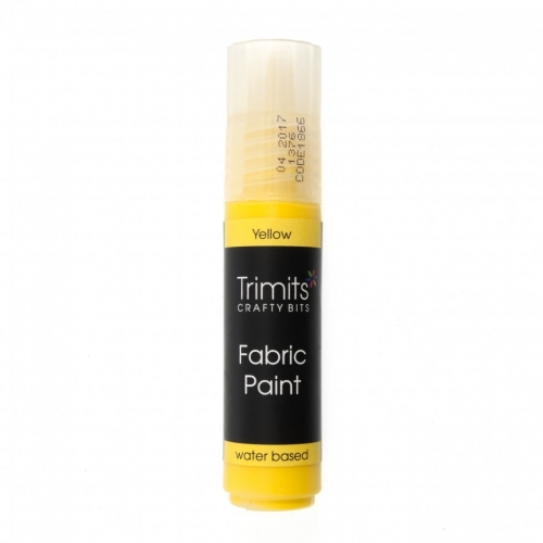 Trimits 3D Fabric Paint Pen Yellow