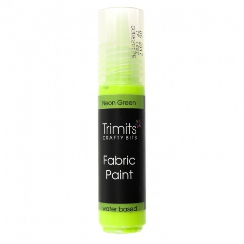 Trimits 3D Fabric Paint Pen Neon Green