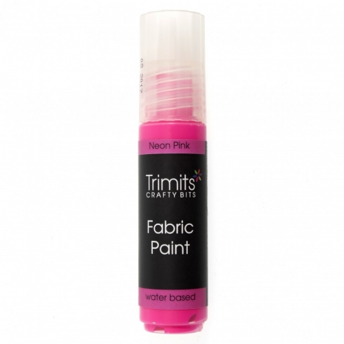 Trimits 3D Fabric Paint Pen Neon Pink