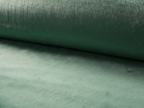 Deadstock Fantasy Faux Fur Fabric Dusty Mint