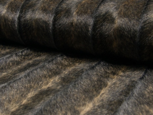 Deadstock Fantasy Faux Fur Fabric Brown