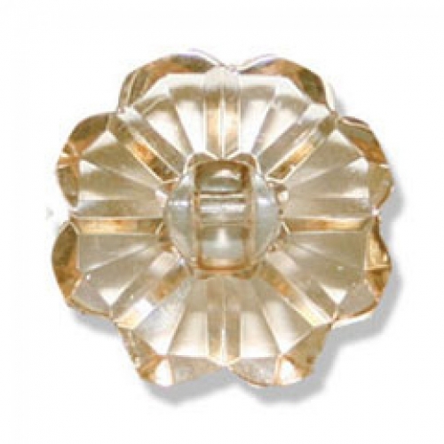 Trimits Clear Flower Buttons (Value Pack) Beige