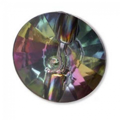 Trimits Iridescent Faceted Buttons Iridescent Black
