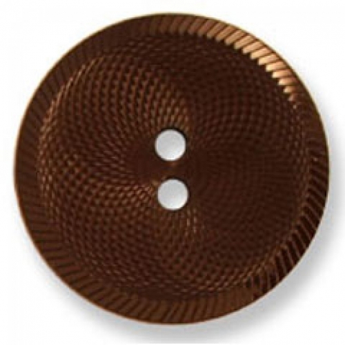 Trimits Round Nylon Buttons Brown