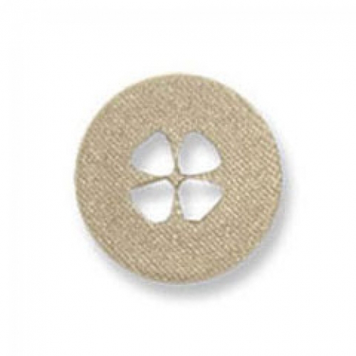 Trimits Round Glitter Buttons Silver