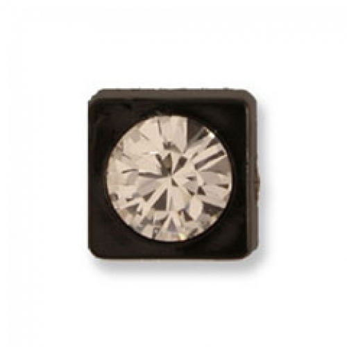 Trimits Square Swarovski Buttons Black