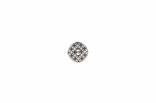 Trimits Geometric Round Buttons Pearl & Black