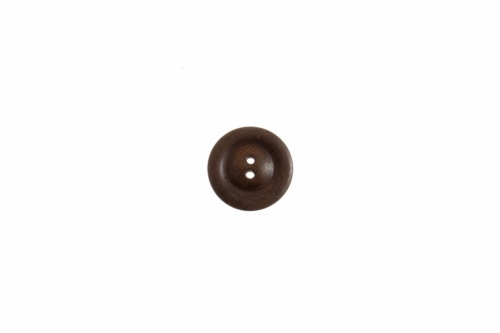 Trimits Round Wood Buttons Dark Brown