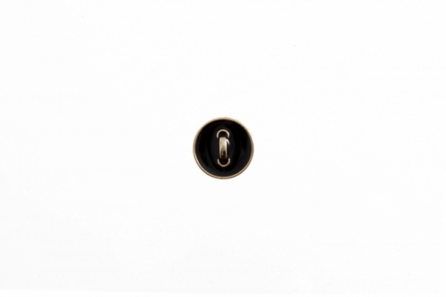 Trimits Faux Stitch Shank Buttons Black & Gold