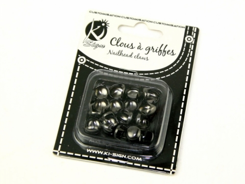 Round Metal Studs Gunmetal