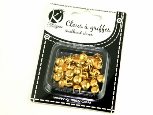 Round Metal Studs Gunmetal