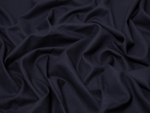 Minerva Core Range Deluxe 100% Wool Crepe Fabric Navy Blue
