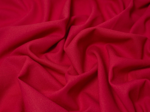 Minerva Core Range Deluxe 100% Wool Crepe Fabric Red