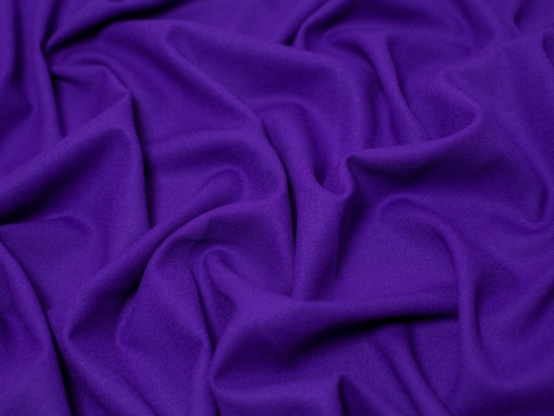 Minerva Core Range Deluxe 100% Wool Crepe Fabric Purple