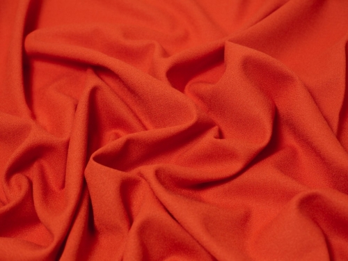 Minerva Core Range Deluxe 100% Wool Crepe Fabric Orange