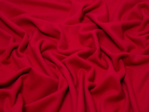 Minerva Core Range Luxury Cashmere Wool Coating Fabric Red