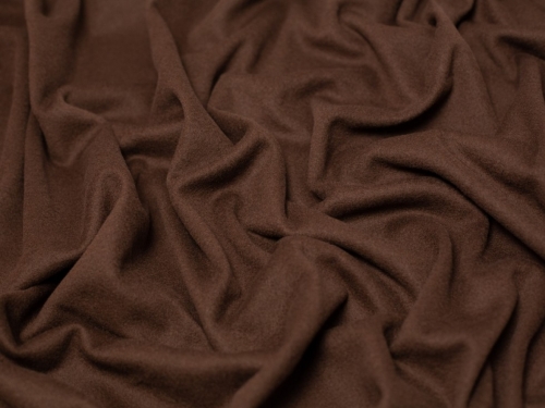 Minerva Core Range Luxury Cashmere Wool Coating Fabric Chocolate Brown