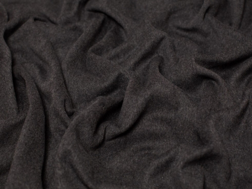 Minerva Core Range Luxury Cashmere Wool Coating Fabric Charcoal Grey
