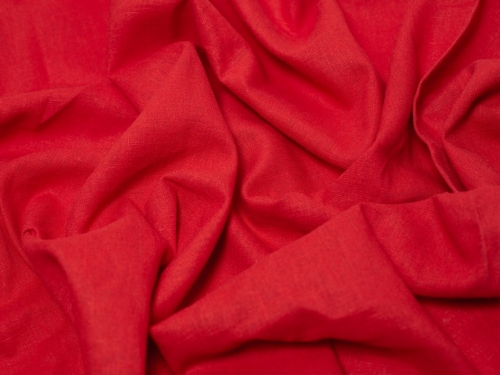 Minerva Core Range 100% Linen Slub Fabric Orange