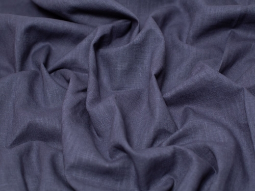 Minerva Core Range 100% Linen Slub Fabric Denim Blue