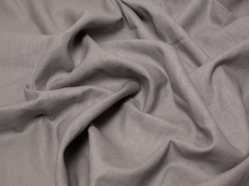 Minerva Core Range 100% Linen Slub Fabric Grey