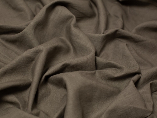 Minerva Core Range 100% Linen Slub Fabric Olive Green