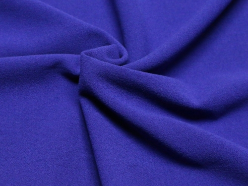 Deadstock Viscose Stretch Woven Crepe Fabric Purple