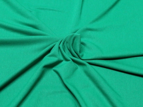 Deadstock Viscose Jersey Stretch Knit Fabric Green