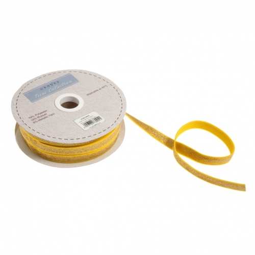 Gold Metallic Elastic Neon Yellow