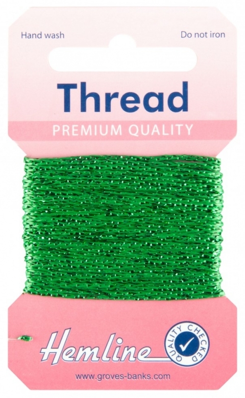 Hemline Glitter Thread Emerald